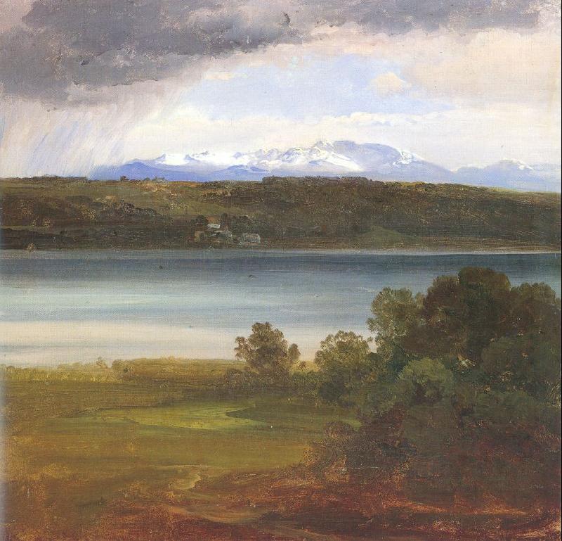 Morgenstern, Christian View Across Lake Starnberg to the Benediktenwand oil painting picture